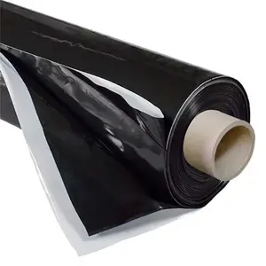 Lichtentzug Gewächshaus Abdeckung 100 % Verdunkelung 25 × 100 FÜTTER 5,5 MIL schwarz weiß Panda Kunststoff PE-Film
