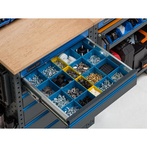 Muebles de taller Fami Garage 391 G06 1520mm con cajonera y carro de 3 niveles - Product Image 4