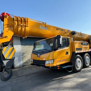 Grue de camion d'occasion QY70KA 70 tonnes en bon état à bas prix Shanghai QY QAY XCA XCT Grue d'occasion en promotion - Product Image 1