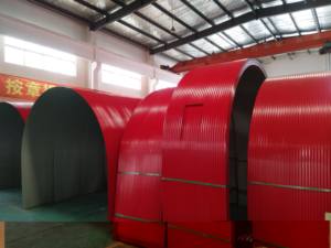 جودة عالية جديد الصلب المجلفن يغطي حجم مخصص 1 سنة الضمان للماء الاستخدام الصناعي مصنع الصين - Product Image 2