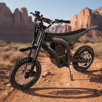 Motor Listrik Off-Road Jarak Jauh 200km 6000W 60V 24Ah Rem Cakram Hidrolik Sepeda Motor Listrik E-Dirt Bike