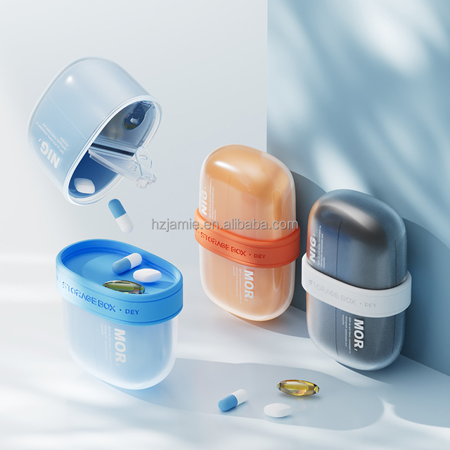 Mini Plastic One Day Medicine Case Pocket Storage Box Case Travel Pill Box