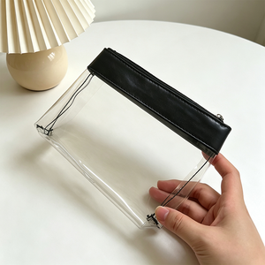 <span class=keywords><strong>Astuccio</strong></span> Trasparente Durevole in PVC con Cerniera Impermeabile, Multiuso per Scuola, Ufficio e Viaggi - Product Image 6