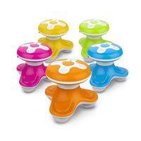 Mini masseur triangulaire à ondes aquatiques, mini masseur électrique USB à vibration, mini masseur portatif à trois bras