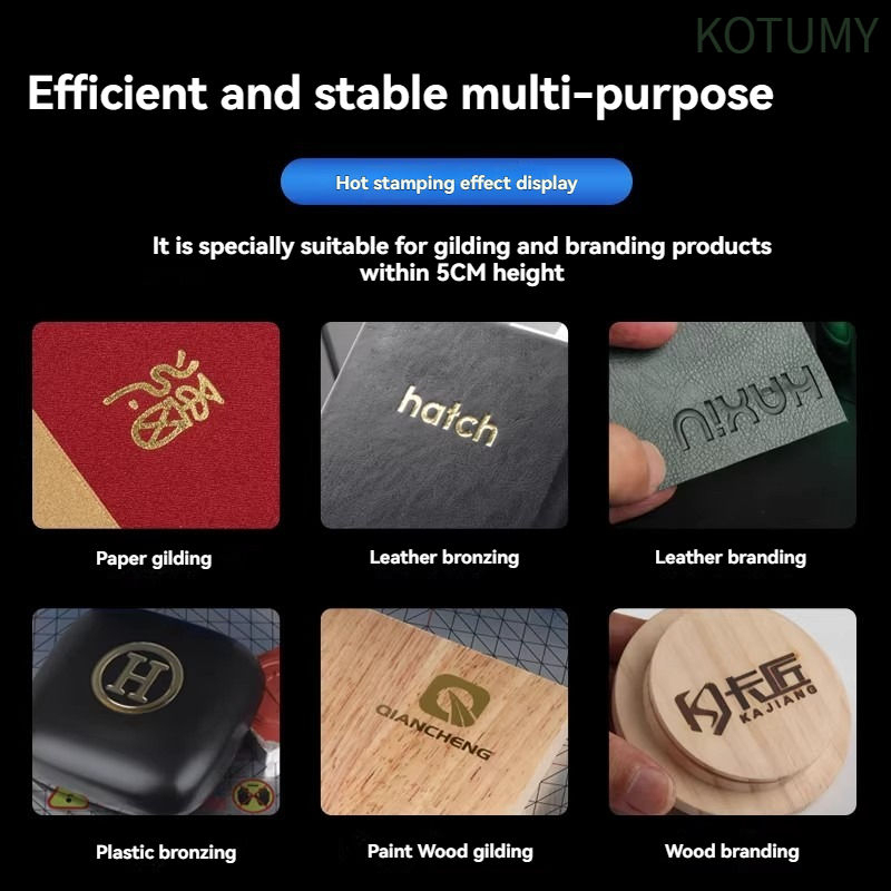 Leather Hot Stamping Logo Stamps Stamp Letter Heat Press Machines Branding Machine · image 6