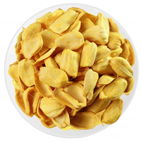 Hoogwaardige gedroogde jackfruit snacks, gesneden gedroogde vruchten, zoete smaak, natuurlijke kleur, VF-droogproces, gezonde snack, Kim Long Vietnam