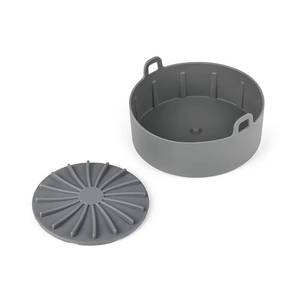 New Food Grade <b>Silicone</b> Mold Foldable Air Fryer Liners Reusable <b>Baking</b> Set Pot Insert Tower Basket Pan - Product Image 3