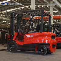 Chariot élévateur électrique écologique de 1,5 tonne à livraison rapide, chariot élévateur électrique pour usine alimentaire, utilisation en intérieur
