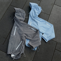 Veste Balaclava Premium à Carreaux pour Hommes, Imperméable, Coupe-Vent, en Poly Ripstop avec Fermeture Éclair, Grandes Tailles, Vestes de Course à Carreaux – Fabricants