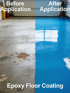 Revêtement de sol époxy auto-nivelant haute brillance YIXINCAI, peinture durable et résistante aux taches pour bureaux haut de gamme - Product Image 6