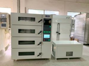 <span class=keywords><strong>Four</strong></span> à vide bimodes |   Chauffage mural/plaque chauffante et refroidissement par air/eau |   Personnalisable pour <span class=keywords><strong>les</strong></span> tests de séchage et d'âge des matériaux - Product Image 2