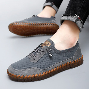 Summer <strong>2026</strong> New Breathable and Perforated Men's Leather <strong>Shoes</strong> with Thin Soft Soles and Mesh Casual <strong>Shoes</strong> - Product Image 3