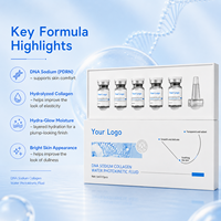 Hydra-Radiant DNA Sodium Collagen Photokinetic Fluid, Essence lissante et apaisante à l'éclat transparent, Sérum en ampoule compte-gouttes
