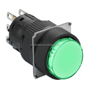 Schnei der XB6EA Negro Verde Rojo Amarillo Azul Plástico Botones circulares integrados XB6EAA21/31/32/41/51/61F Dimater 16mm 1C/O 2C/O - Product Image 4