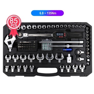85 PCS, 9 X 12 MM Driver Interchangeable Digital <b>Torque</b> Wrench Tool Kits - Product Image 2