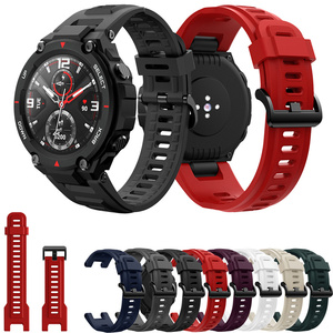 สายนาฬิกาซิลิโคนสำหรับ Huami <span class=keywords><strong>Amazfit</strong></span> T-Rex สายนาฬิกาอัจฉริยะสายนาฬิกากีฬาสำรองสำหรับ T-REX huami <span class=keywords><strong>amazfit</strong></span> - Product Image 2