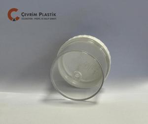 Vente en gros de pots de stockage d'échantillons en plastique transparent de 100 ml avec bouchons à vis étanches et hermétiques pour l'emballage de cosmétiques, de voyages et d'artisanat - Product Image 2