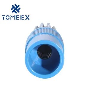 China fabricante 125/140/160mm slot pvc água bem embalagem e tela tubo cor azul
