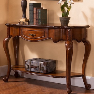 Luxury <strong>Console</strong> <strong>Tables</strong> <strong>Storage</strong> Brown for Living Room Hallway - Product Image 3