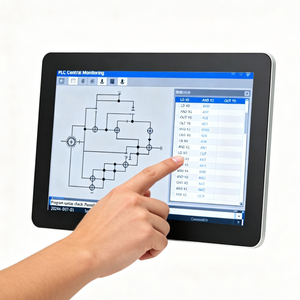 Nouvel écran tactile industriel de 7/8/10,1 pouces, capacitif 10 points, HMI, VGA, série USB, IP65, montage sur panneau, équipement de stockage automatique en ligne - Product Image 1