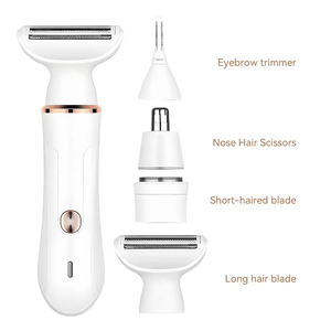 Vente chaude Épilateur Corps Rasage Machines Sourcils <span class=keywords><strong>Tondeuse</strong></span> 4 en 1 <span class=keywords><strong>Tondeuse</strong></span> pour les Femmes Utiliser pour Visage/Bikini/Bras/Aisselles Cheveux - Product Image 3