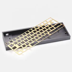 custom metal aluminum housing 60% keyboard case anodized Sandblast 60 percent mechanical keyboard case