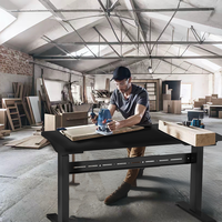 Nouveau bureau électrique robuste bureau réglable en hauteur à double moteur bureau debout à hauteur réglable avec barre transversale pour Table de travail