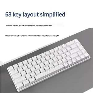 Tùy Chỉnh Văn Phòng Ergonomic Phong Cách RGB Backlit Có Dây USB 3.0 Chơi Game Cơ Khí Bàn Phím Cho Máy Tính Để Bàn - Product Image 3