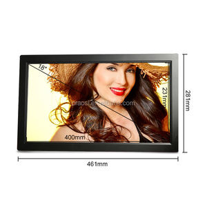 أحدث إطار صور رقمي لعام 2026 بشاشة IPS مقاس 18.5 و19 بوصة، مشغل إعلانات يدعم SD وUSB مع مستشعر حركة وتشغيل تلقائي وساعة، يدعم تشغيل ملفات MP4 - Product Image 5