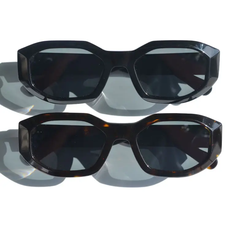 Çin polarize özel logolu güneş gözlükleri uv400 kalın siyah güneş gözlüğü asetat gözlük güneş gözlüğü erkek kadın