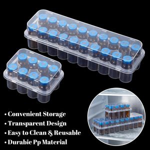 Caja de Almacenamiento para Frascos de Vacunas de 3 ml, 5 ml, 7 ml, 10 ml, 10 cc, 20 ml, Caja de Plástico para Frascos, Soporte para Frascos de Péptidos - Product Image 5