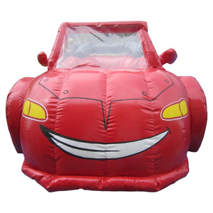 Opblaasbaar cartoonauto-model, op maat gemaakte evenementendecoratie, commerciële springkasteel, kindvriendelijk, milieuvriendelijk, op maat gemaakt, 0,55 mm PVC - Product Image 4