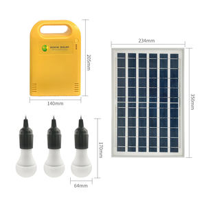 Mini Panel Solar, Sistema de Energía Solar Doméstico, Silicio Policristalino, Ion de Litio, Banco de Energía Fuera de la Red, Generador Portátil, Kit de Iluminación - Product Image 6