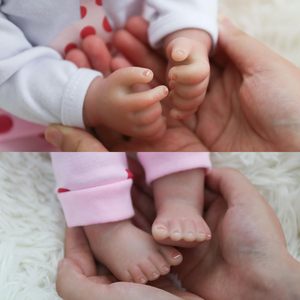Poupée Nouveau-Né Réaliste en Silicone <span class=keywords><strong>de</strong></span> 18 Pouces Jouet Souple Reborn Bambin Fille Style Poupée Mannequin avec CE/CPC - Product Image 3