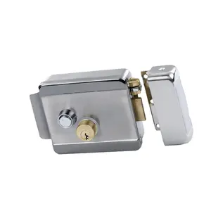VIANS 12V ad alta sicurezza elettrico cerchio serratura della porta con le chiavi all'interno di casa smart doppio cilindro cerchio serratura