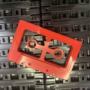 Coque de cassette VHS transparente multicolore vibrante, accessoires de stockage vidéo créatifs, collection d'accessoires multimédias rétro - Product Image 6