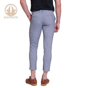 2019 Oem diseño personalizado mejor venta Slim Fit <span class=keywords><strong>Formal</strong></span> de negocios de trabajo <span class=keywords><strong>joven</strong></span> de pantalón hombre traje de pantalón - Product Image 3