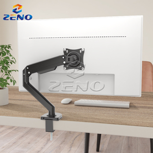 Zeno Nhiệm Vụ Nặng Nề Cơ Khí Mùa Xuân Màn Hình Cánh Tay Cho 17-32 Inch Màn Hình VESA 75/100, Có Thể Điều Chỉnh Nghiêng & Xoay, Bàn Kẹp Núi - Product Image 1