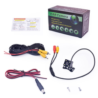 Caméra de recul pour voiture C02 avec 4 caméras de recul à vision nocturne DVR à lumière LED