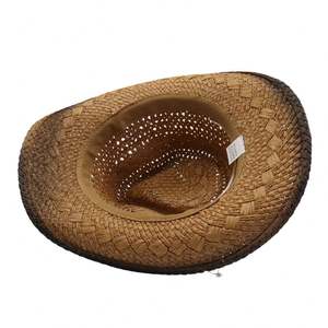 Sombrero Vaquero Unisex J359 con Banda de Cuentas Turquesa, Blanca y Marrón para Actividades al Aire Libre y Viajes - Product Image 6