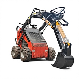 Bras d'excavation hydraulique pour <span class=keywords><strong>mini</strong></span>-chargeuse, attache rapide universelle, acier robuste, pour tranchées et crevasses - Product Image 1
