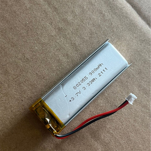 卸売 高品質 802050 3.7V 900mAh 充電式リチウムイオンポリマー電池 パウチ型リチウムイオン電池 ソーラーガーデン用 - Product Image 4