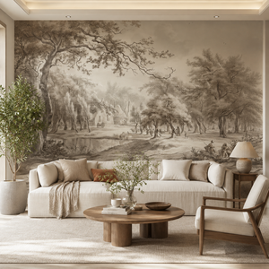 Carta da Parati Moderna Impermeabile con Texture, Murale Paesaggistico Vintage per <span class=keywords><strong>Soggiorno</strong></span>, Camera da Letto, Hotel, Casa - Product Image 3