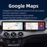 Autoradio GPS de navigation 25,6 pouces, lecteur multimédia stéréo avec écran tactile, CarPlay Android pour Mercedes A/B W176 W246 13-18