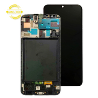 Pantalla Super Amoled para Samsung Galaxy A50 A505, Pantalla Táctil para Galaxy A50 A505, Pantalla para Samsung A50 con Marco