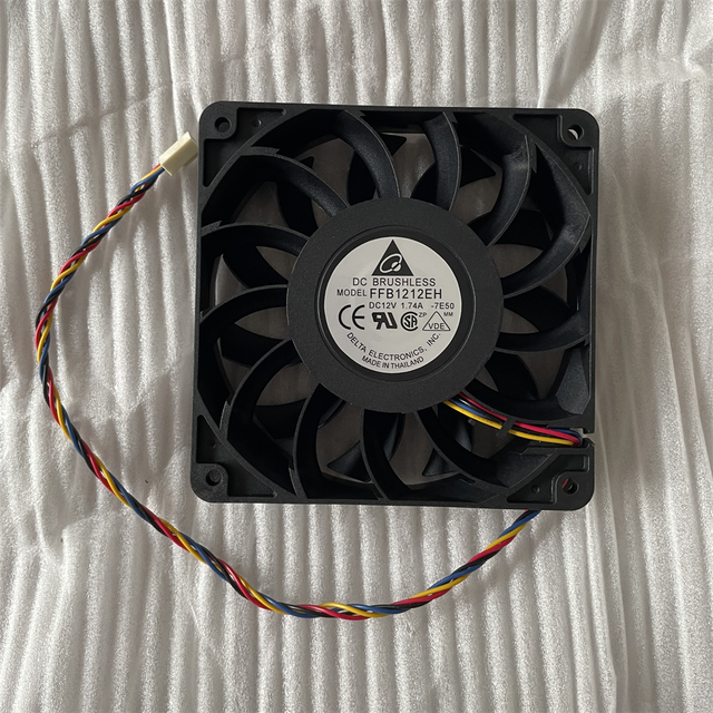 FFB1212EH 12V DC 1.74A 4000RPM 120x120x25mm 4Pin PWM Electric Plastic High Speed Brushless Dual Ball Bearing Axial Cooling Fan