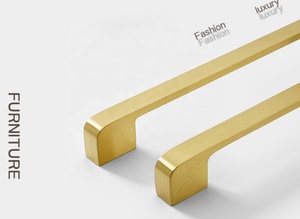 Giá Thấp Chất Lượng Cao Rắn Brass Tủ Vàng Kéo Xử Lý Đồ Nội Thất Knob - Product Image 3