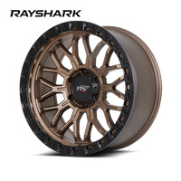Jantes tout-terrain RS Custom 6x5.5 17 18 pouces, jantes forgées, jantes à beadlock simulées pour Toyota 4Runner