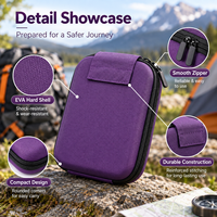 Boîte de rangement d'urgence portable et durable en EVA antichoc pour le traitement des piqûres de serpent en extérieur, la randonnée, le camping et les secours sur le terrain