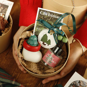 High-End Christmas Tree Shaped Scented Candle Gift <b>Box</b> Set Spa & Fragrance Decorative Atmosphere for Holidays - Product Image 2